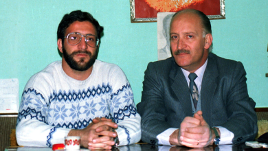 التاريخ السوري المعاصر - نصر الدين البحرة وابنه عمر في دمشق عام 1984