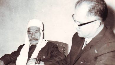 سلطان الأطرش يملي مذكراته على يوسف الدبيسي عام 1972