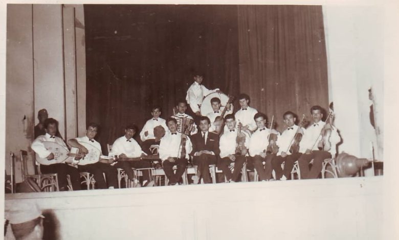فرقة نادي الفنون الجميلة الموسيقية في السويداء عام 1964