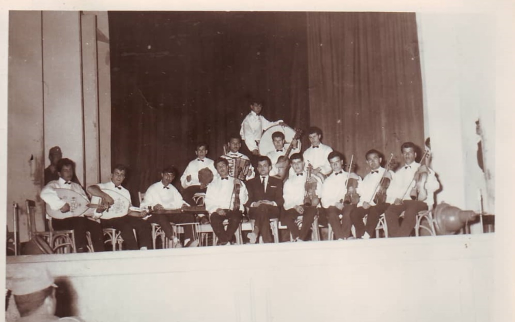 فرقة نادي الفنون الجميلة الموسيقية في السويداء عام 1964