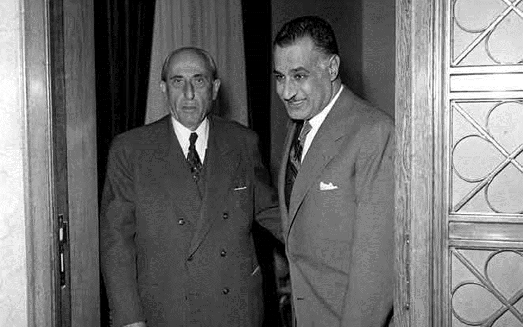 اجتماع شكري القوتلي مع جمال عبد الناصر 1961