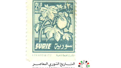 طوابع سورية 1956 - بريد عادي - القطن