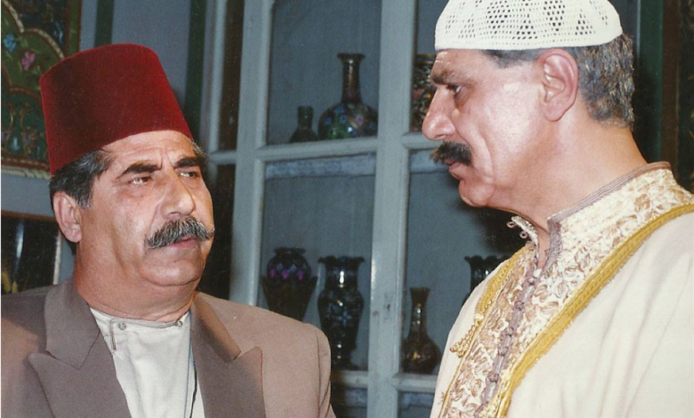 خالد تاجا وعدنان بركات في مسلسل أيام شامية عام 1992