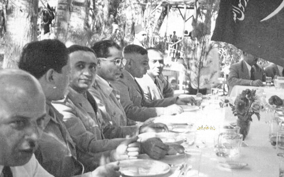 أديب الشيشكلي وتوفيق نظام الدين ومحمود شوكت عام 1951