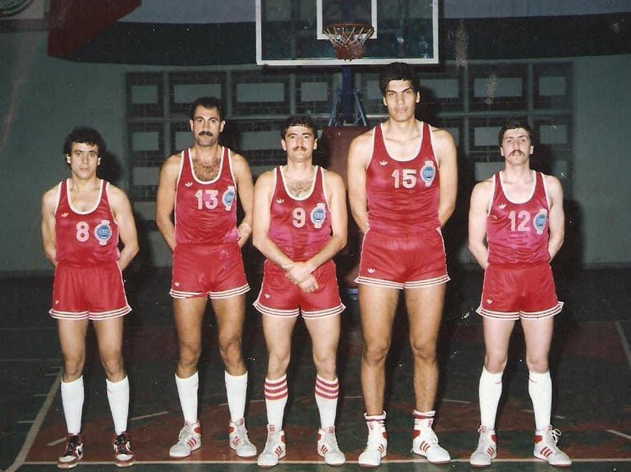 التاريخ السوري المعاصر - منتخب سوريا في كرة السلة المشارك في دورة ألعاب البحر الأبيض المتوسط 1987