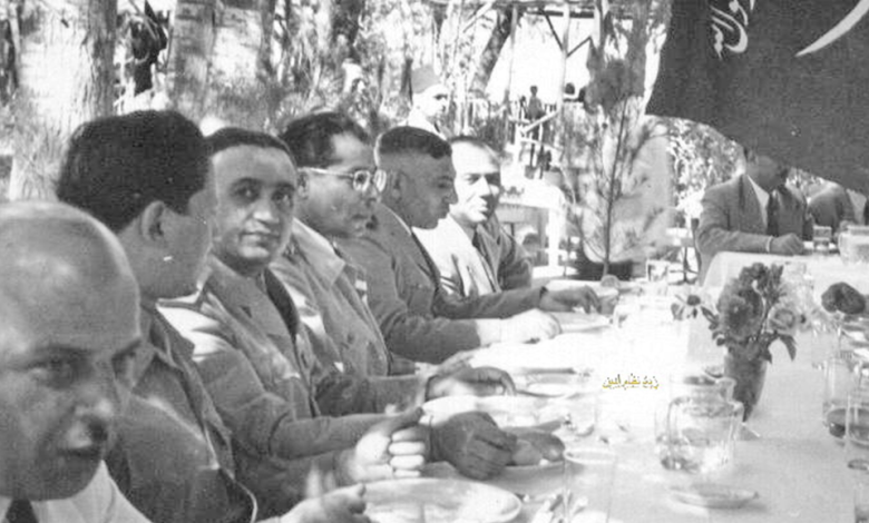 التاريخ السوري المعاصر - أديب الشيشكلي وتوفيق نظام الدين ومحمود شوكت عام 1951