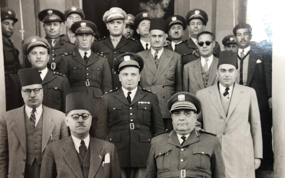 عدد من قيادات الجيش السوري في اللاذقية عام 1949