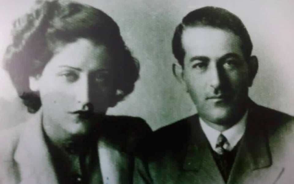 الأمير حسن الأطرش وزوجته الأميرة آمال الأطرش"اسمهان"