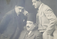 مظهر وسامي البكري مع شقيقهم فوزي