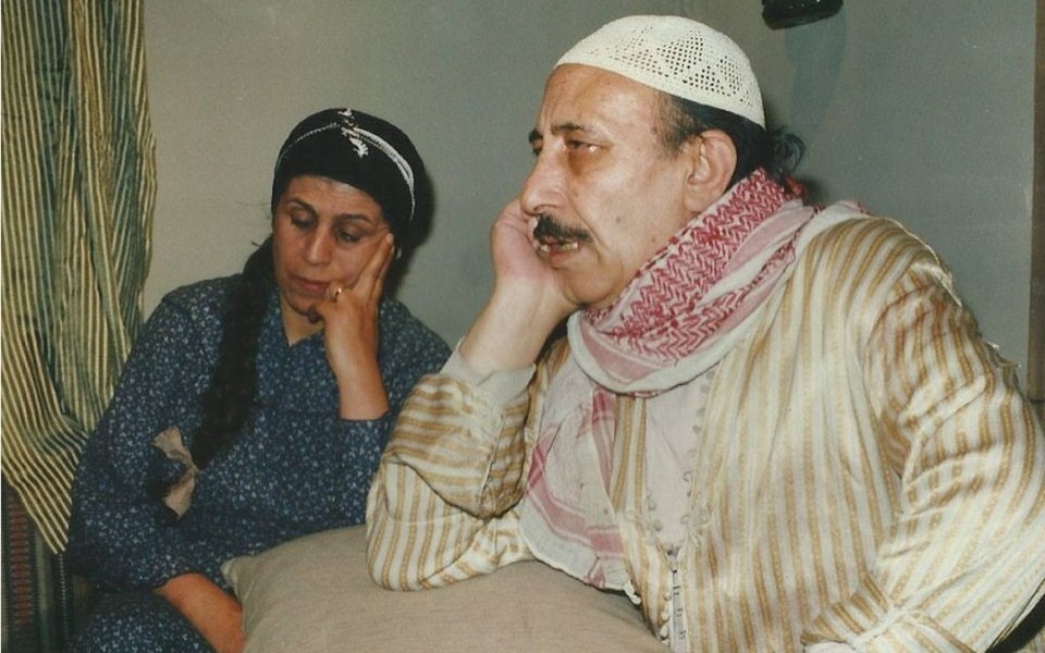 علي الرواس وخديجة العبد في مسلسل أيام شامية عام 1992