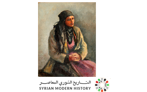 التاريخ السوري المعاصر - فلاحة 3 عام 1947 .. لوحة للفنان محمود حماد (9)