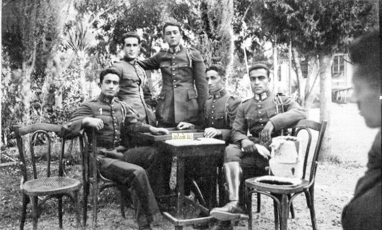 التاريخ السوري المعاصر - توفيق نظام الدين  ورفاق دورة 1932 - 1934 في الكلية الحربية - حمص (5/2)