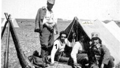 توفيق نظام الدين في مخيم تدريب الكلية الحربية في النبك 1934 (2)