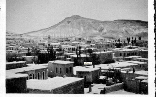 التاريخ السوري المعاصر - صورة نادرة لمدينة النبك من تصوير توفيق نظام الدين عام 1934