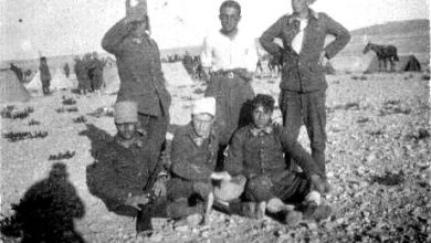 توفيق نظام الدين في مخيم تدريب الكلية الحربية في النبك 1934 (3)
