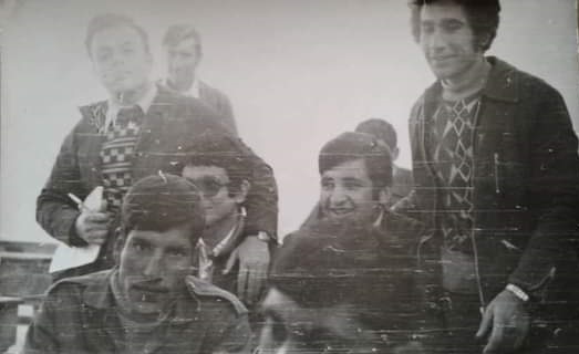 طلاب في الثانوية الصناعية في الرقة عام 1976