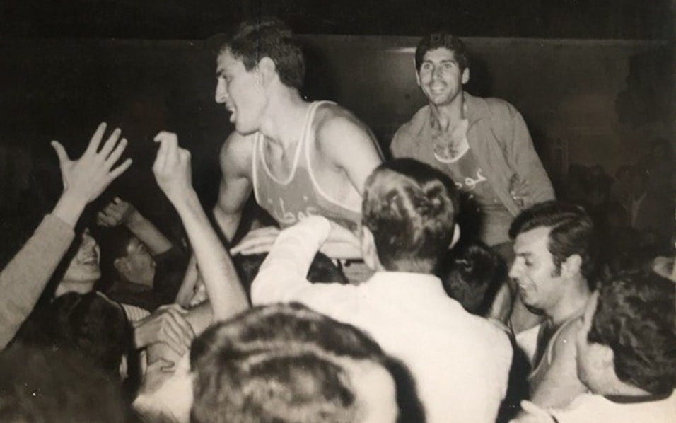 لحظة فوز نادي الغوطة على منافسه نادي الشبيبة عام 1969