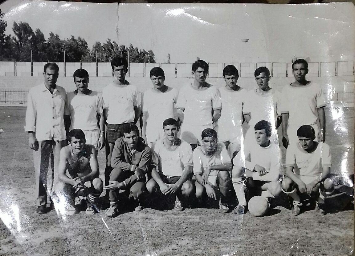 التاريخ السوري المعاصر - نادي الرشيد - الفرات في الملعب البلدي في دمشق عام 1970