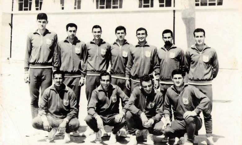 المنتخب السوري العسكري لكرة السلة عام 1964