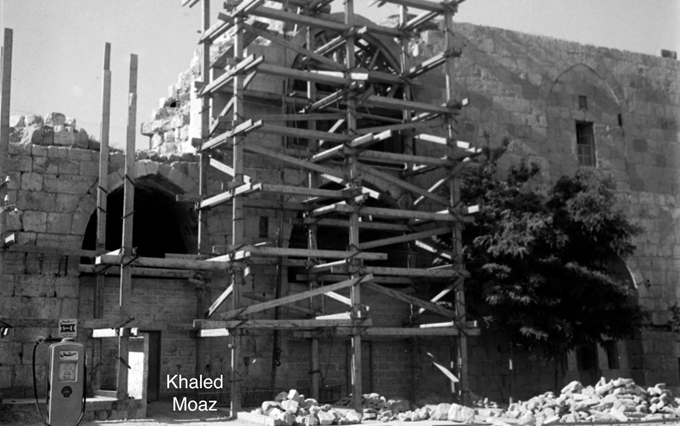 ترميم قلعة دمشق في خمسينات القرن العشرين
