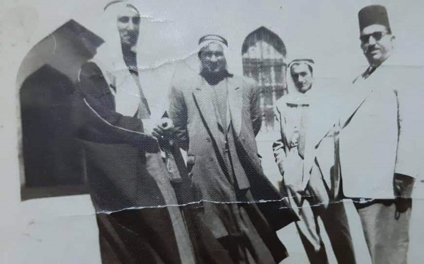 صالح الألوسي ووجهاء من الرقة - ستينيات القرن العشرين