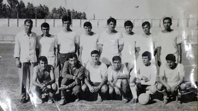 نادي الرشيد - الفرات في الملعب البلدي في دمشق عام 1970