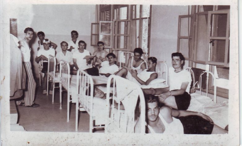 مشاركون في الدورة الرياضية لإعداد المدرسين في دار المعلمين بدمشق 1954 (1)