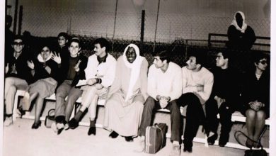 الوفد الرياضي الجامعي في جامعة دمشق في زيارته لمدينة الكويت 1966