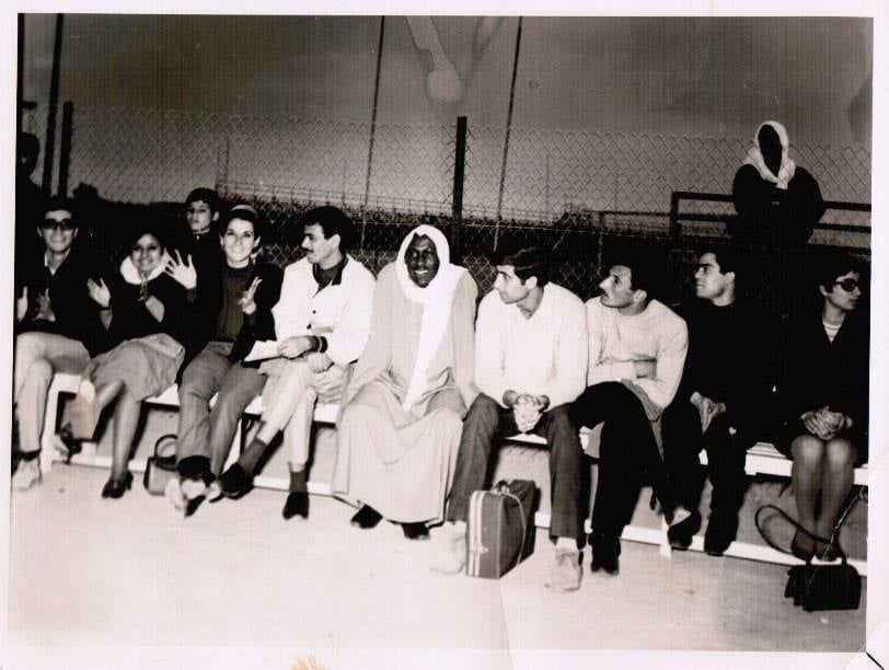 التاريخ السوري المعاصر - الوفد الرياضي الجامعي في جامعة دمشق في زيارته لمدينة الكويت 1966