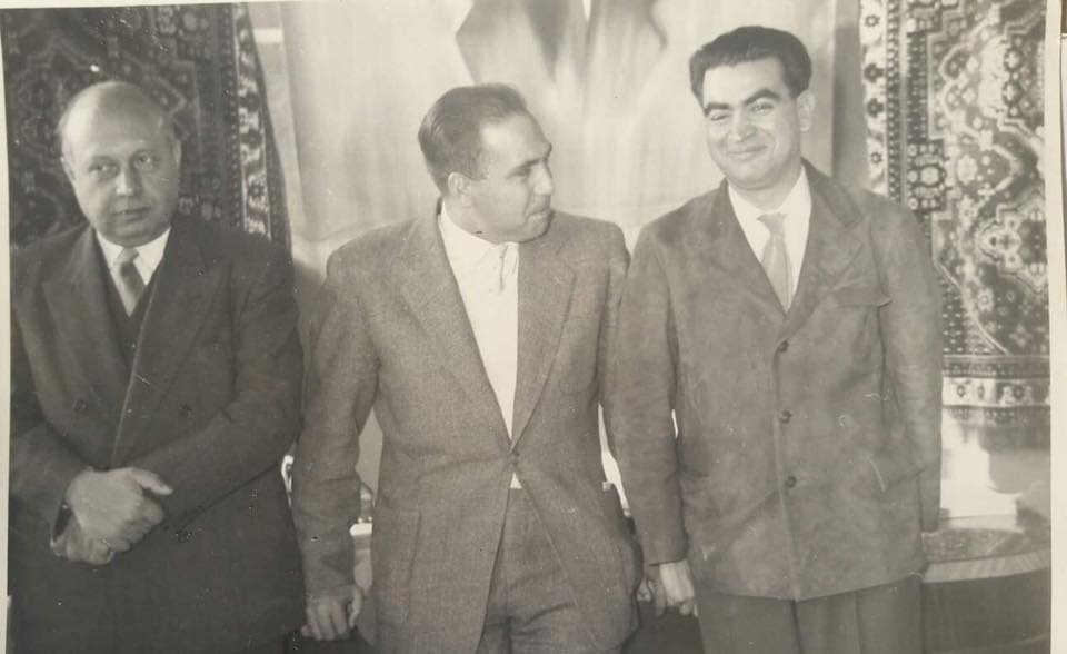 عبد السلام العجيلي وعبد الحميد السراج في الرقة 1960