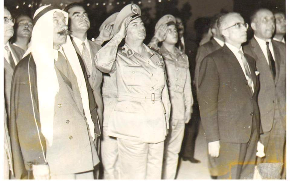 ناظم القدسي وعبد السلام العجيلي في السويداء 1962