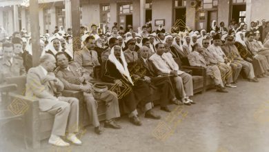 التاريخ السوري المعاصر - سلطان الأطرش ورئيف الملقي في مهرجان مديرية المعارف في السويداء عام 1955 (6)