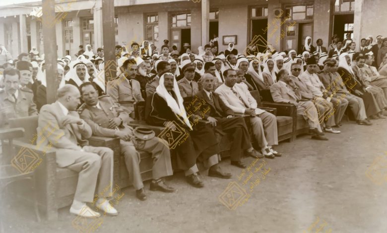 سلطان الأطرش ورئيف الملقي في مهرجان مديرية المعارف في السويداء عام 1955 (6)
