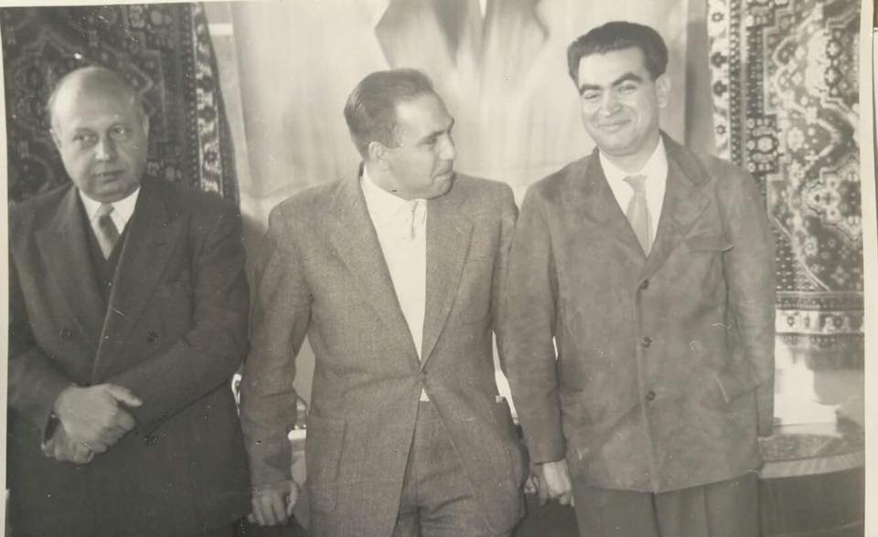 التاريخ السوري المعاصر - عبد السلام العجيلي وعبد الحميد السراج في الرقة 1960