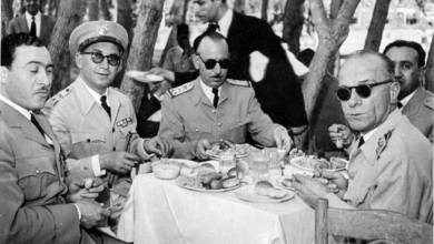 الزعيم رفعت خانكان والعقيد توفيق نظام الدين وعدد من الضباط 1951