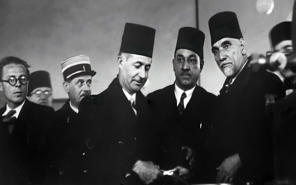 سعد الله الجابري يفتتح شركة كهرباء دير الزور عام 1945