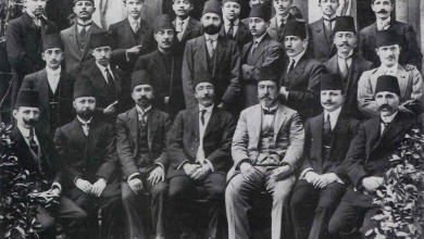 التاريخ السوري المعاصر - الهيئة التدريسية وخريجو قسم الصيدلة في المدرسة الطبية العثمانية في دمشق عام 1913