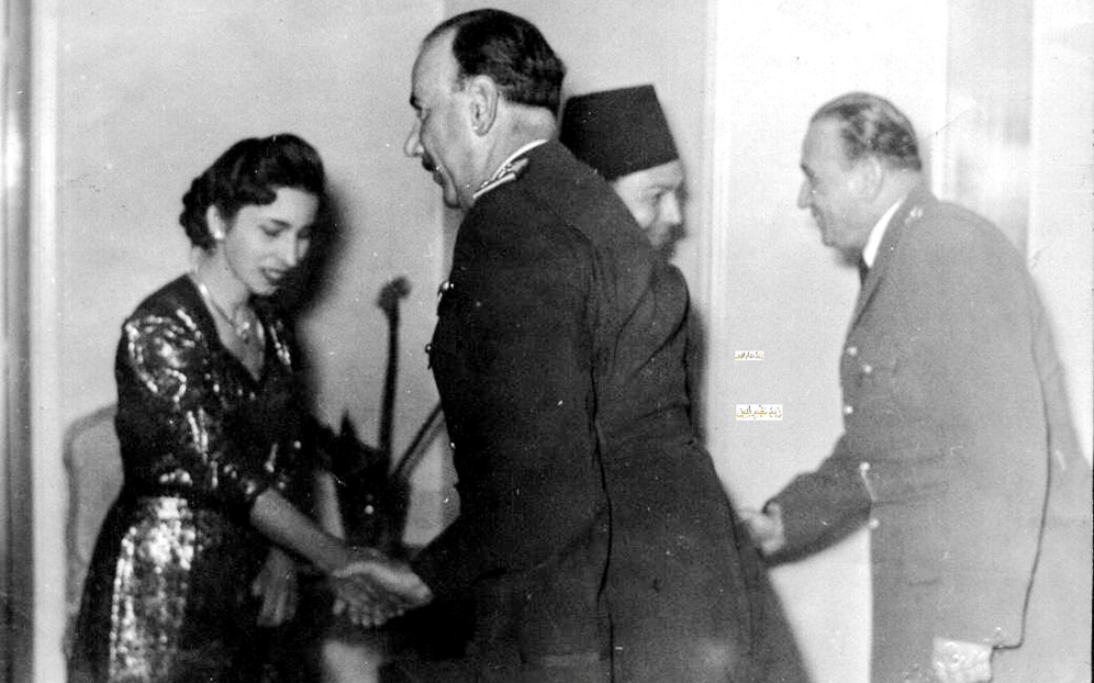 الزعيم رفعت خانكان والعقيد توفيق نظام الدين 1951 (2)