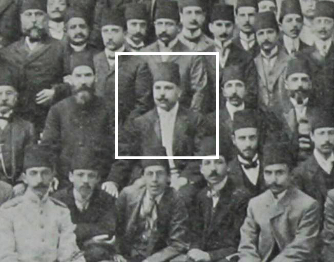 التاريخ السوري المعاصر - وصفي الأتاسي في الكُلية المُلكية السلطانية عام 1908