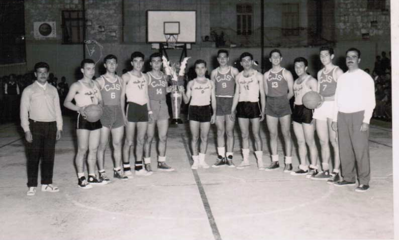 نادي الشبية الرياضي ونادي الغوطة عام 1958