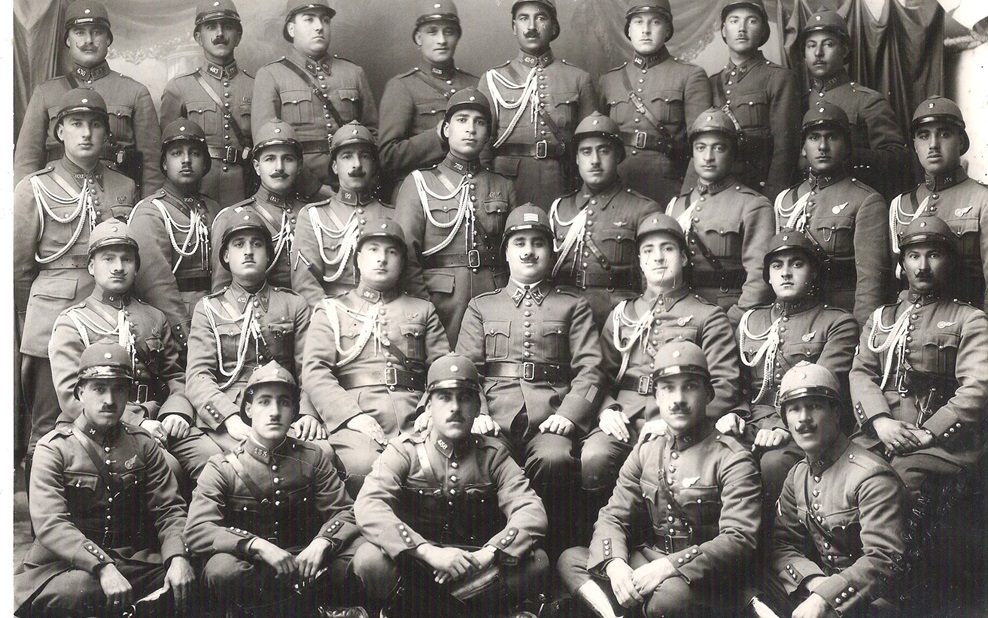 عناصر الشرطة في دمشق في أواخر ثلاثينيات القرن العشرين