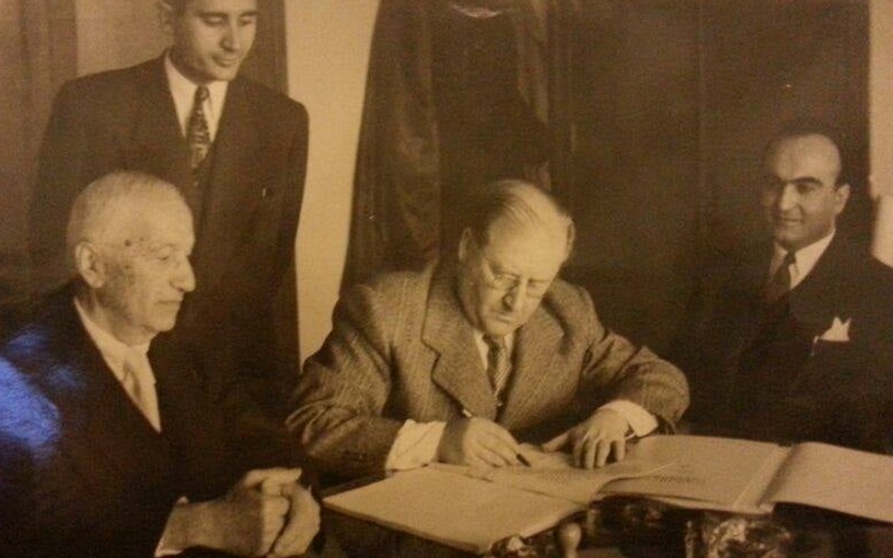 وديع سعادة ونور الدين كحالة مدير شركة مرفأ اللاذقية