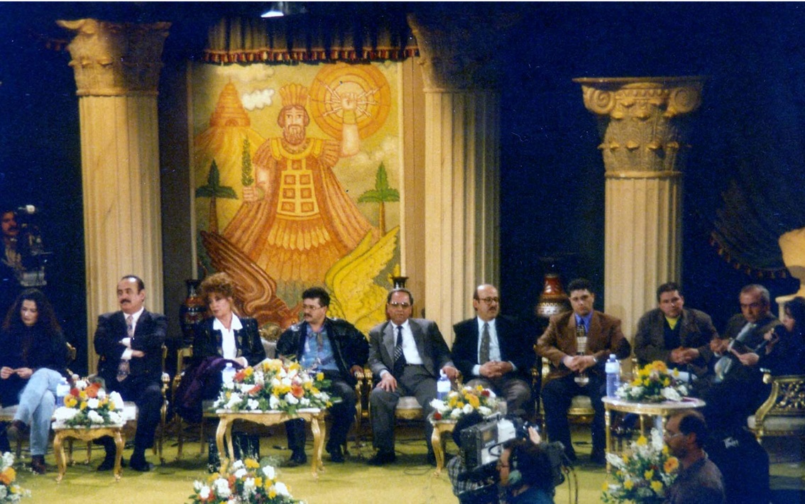 من حفل الشبيبة لفناني مسلسل العبابيد عام 1996