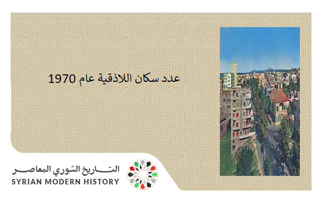عدد سكان اللاذقية عام 1970