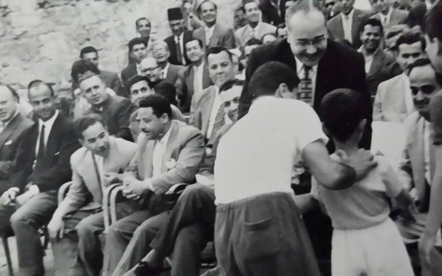 المهرجان الرياضي في مدرسة يوسف العظمة في اللاذقية عام 1959م