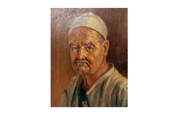 أبو سليمان عام 1950 .. لوحة للفنان محمود حماد (19)