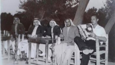چرداق صالح الملحم بجانب المشفى الوطني في دير الزور عام 1957