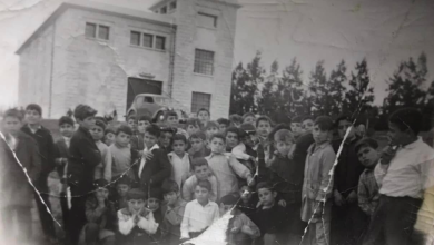 طلاب مدرسة زين العابدين في سلمية عام 1965م