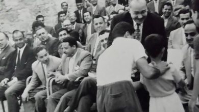 التاريخ السوري المعاصر - المهرجان الرياضي في مدرسة يوسف العظمة في اللاذقية عام 1959م