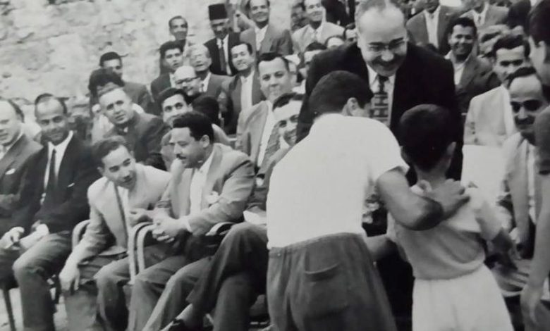 المهرجان الرياضي في مدرسة يوسف العظمة في اللاذقية عام 1959م